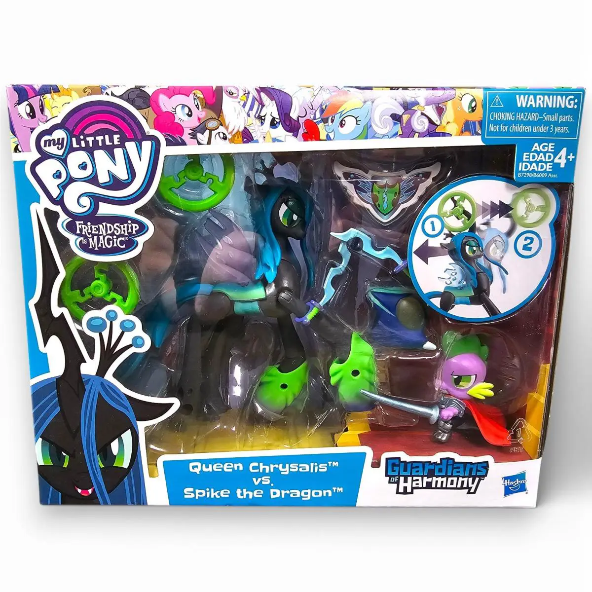 Hasbro My Little Pony Queen Chrysalis vs Spike Guardians of Harmony Mlp 2016