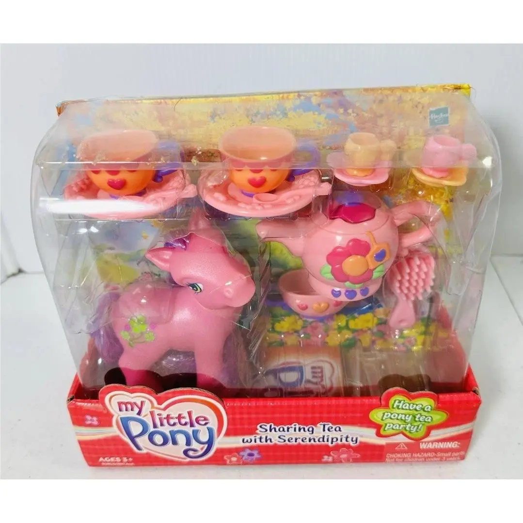 My Little Pony Sharing Tea with Serendipity Have a Pony Tea Party