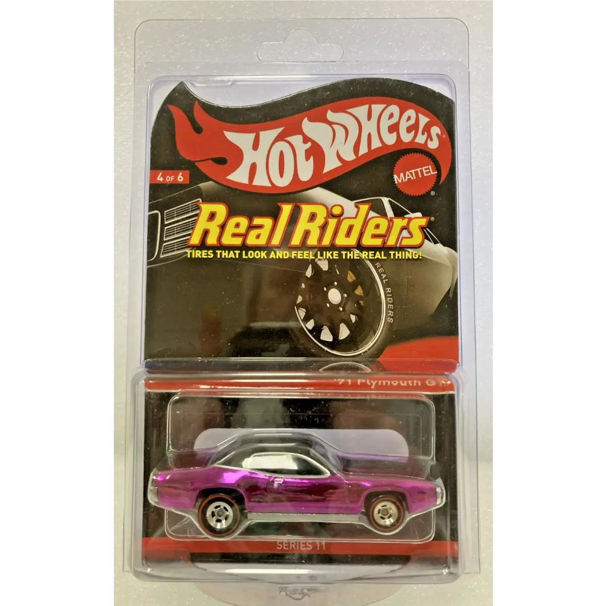 2012 Hot Wheels Rlc 1484/4000 ``71 Plymouth Gtx W/case Real Riders Red Line