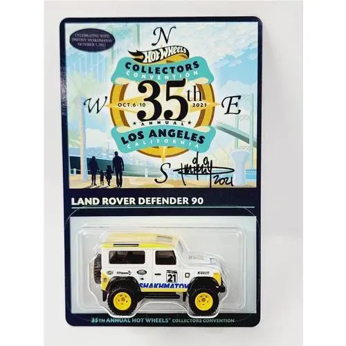 Hot Wheels 35TH Convention Land Rover Signed Dinner 856 Beautiful