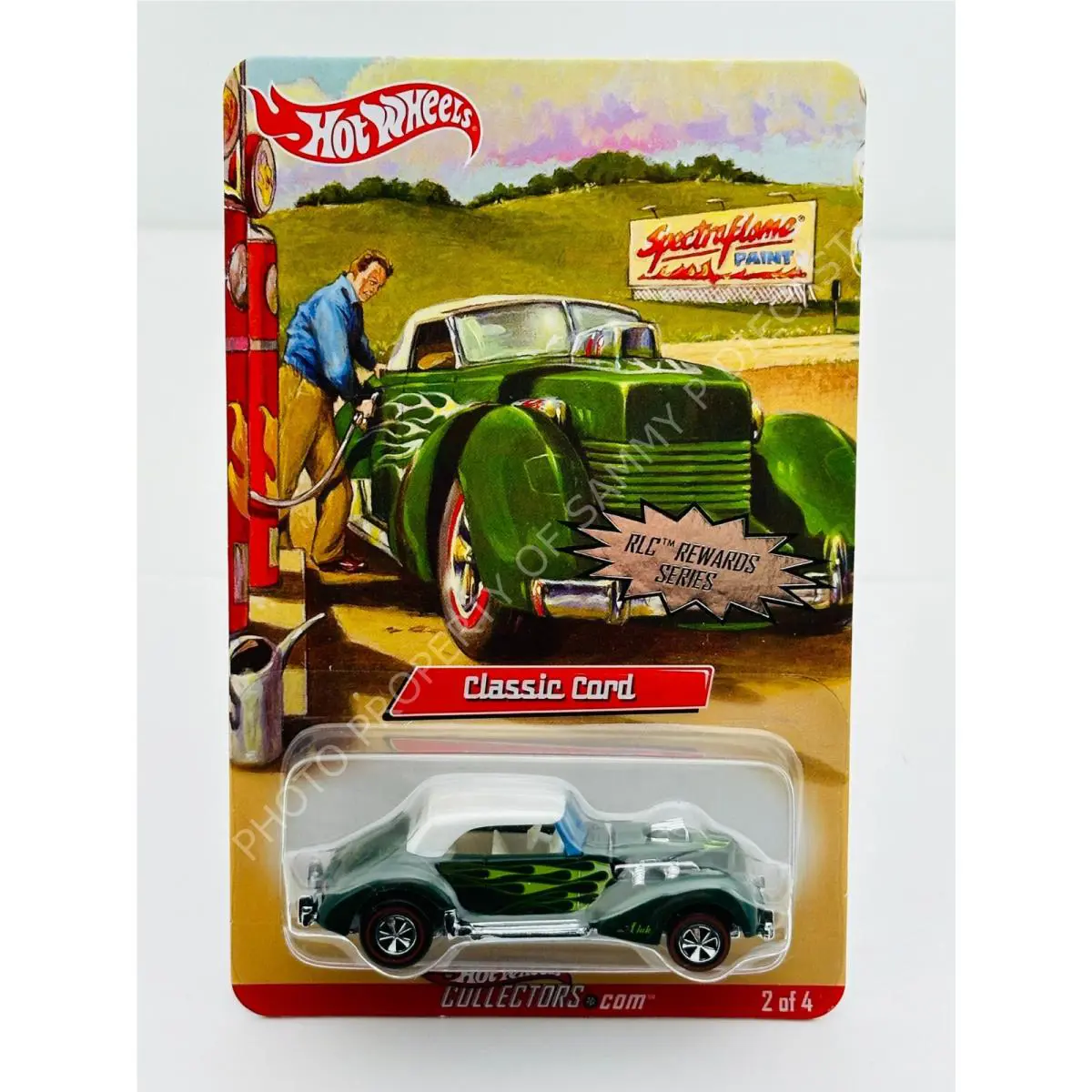 Hot Wheels 2007 Rlc Rewards Exclusive Classic Cord Green 2197/4041