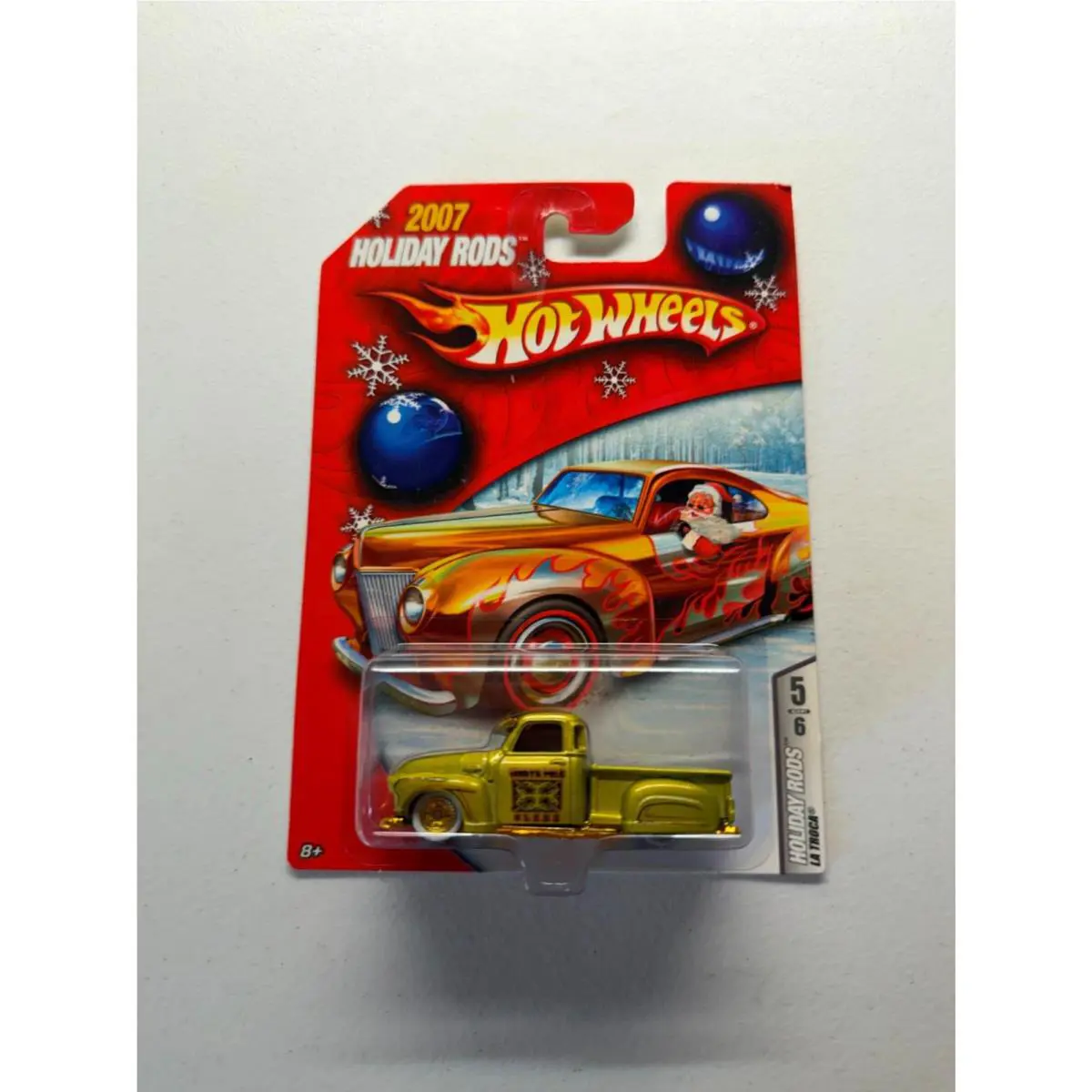 Hot Wheels 2007 Holiday Rods Series Green La Troca 5 of 6 A26