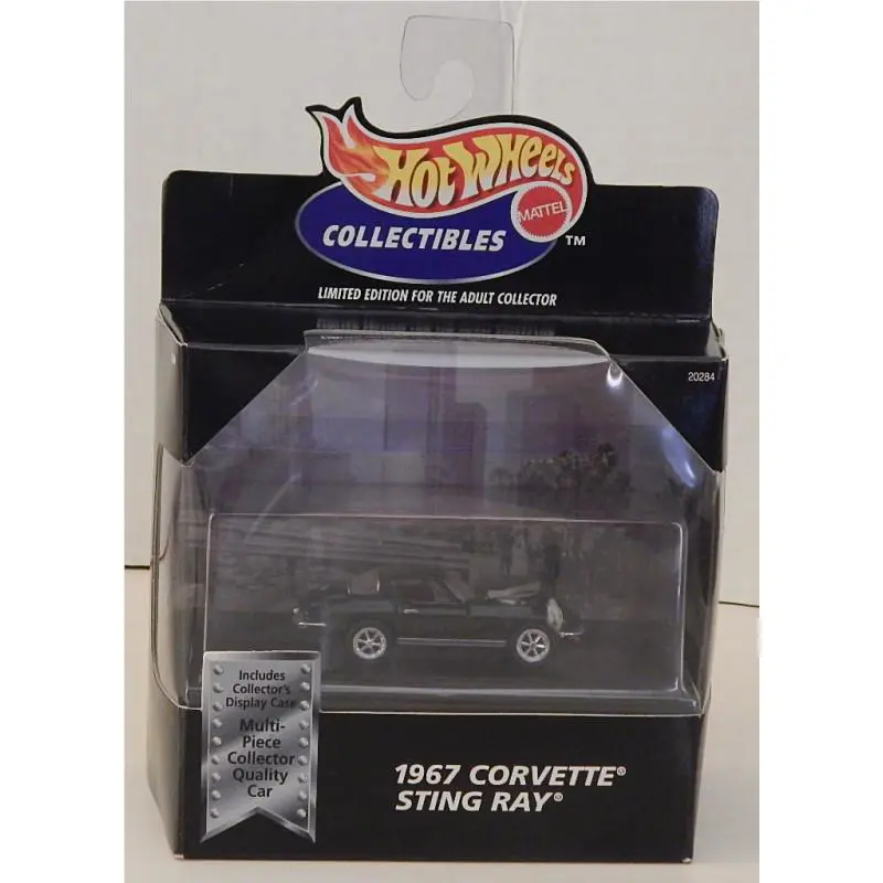 1967 Corvette Sting Ray Sports Car Hot Wheels Cool Collectibles Black Box