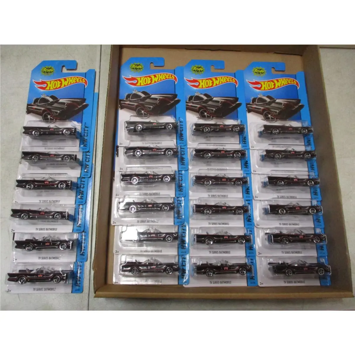24 Hot Wheels Batman TV Series Classic Batmobiles