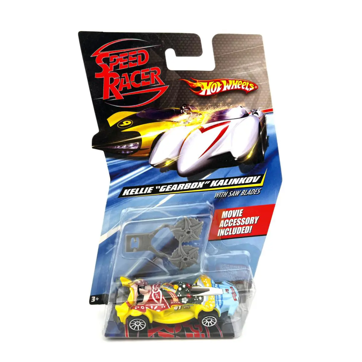 Hot Wheels Speed Racer - Kellie Gearbox Kalinkov with Saw Blades –