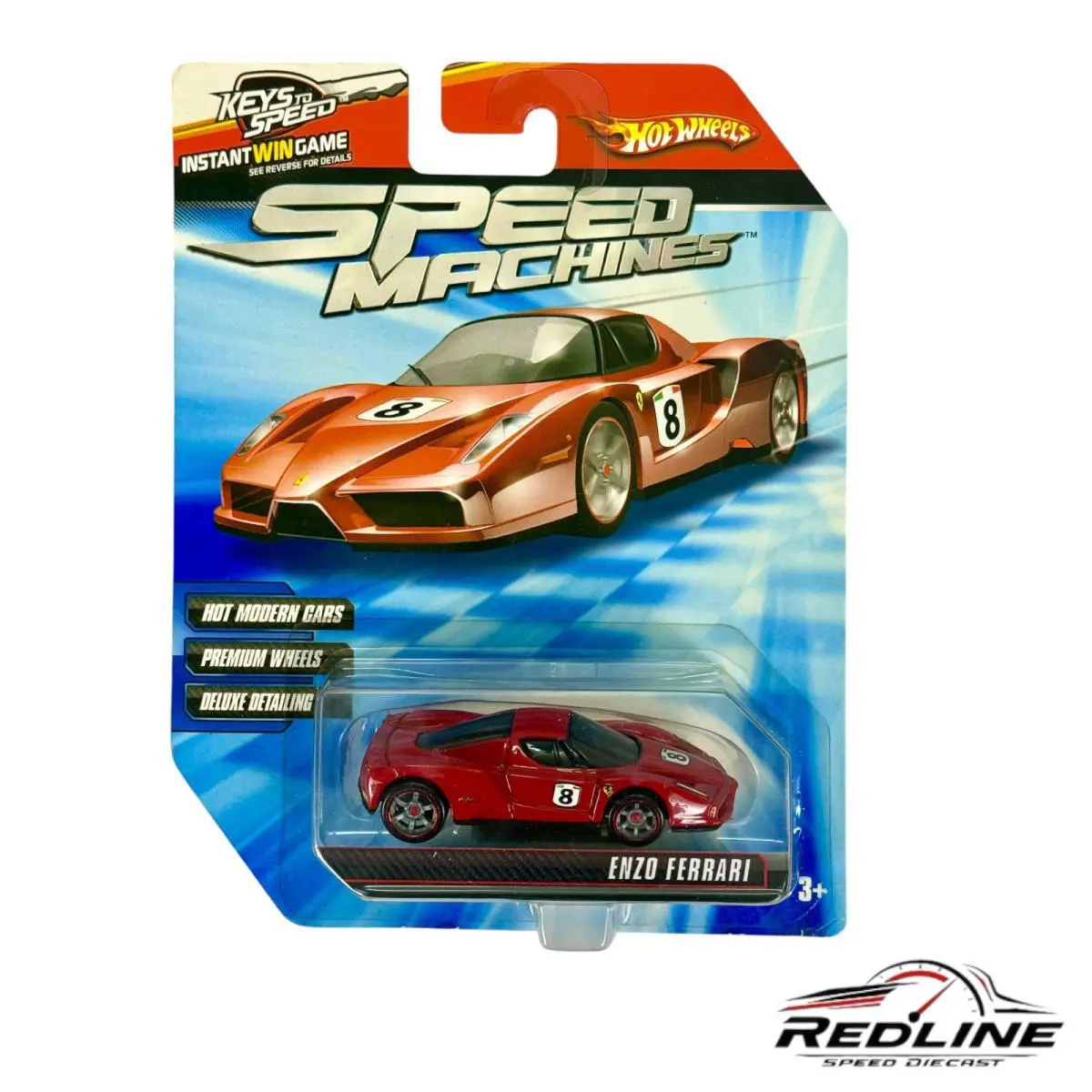 Hot Wheels Keys to Speed Machines Enzo Ferrari Red 1:64
