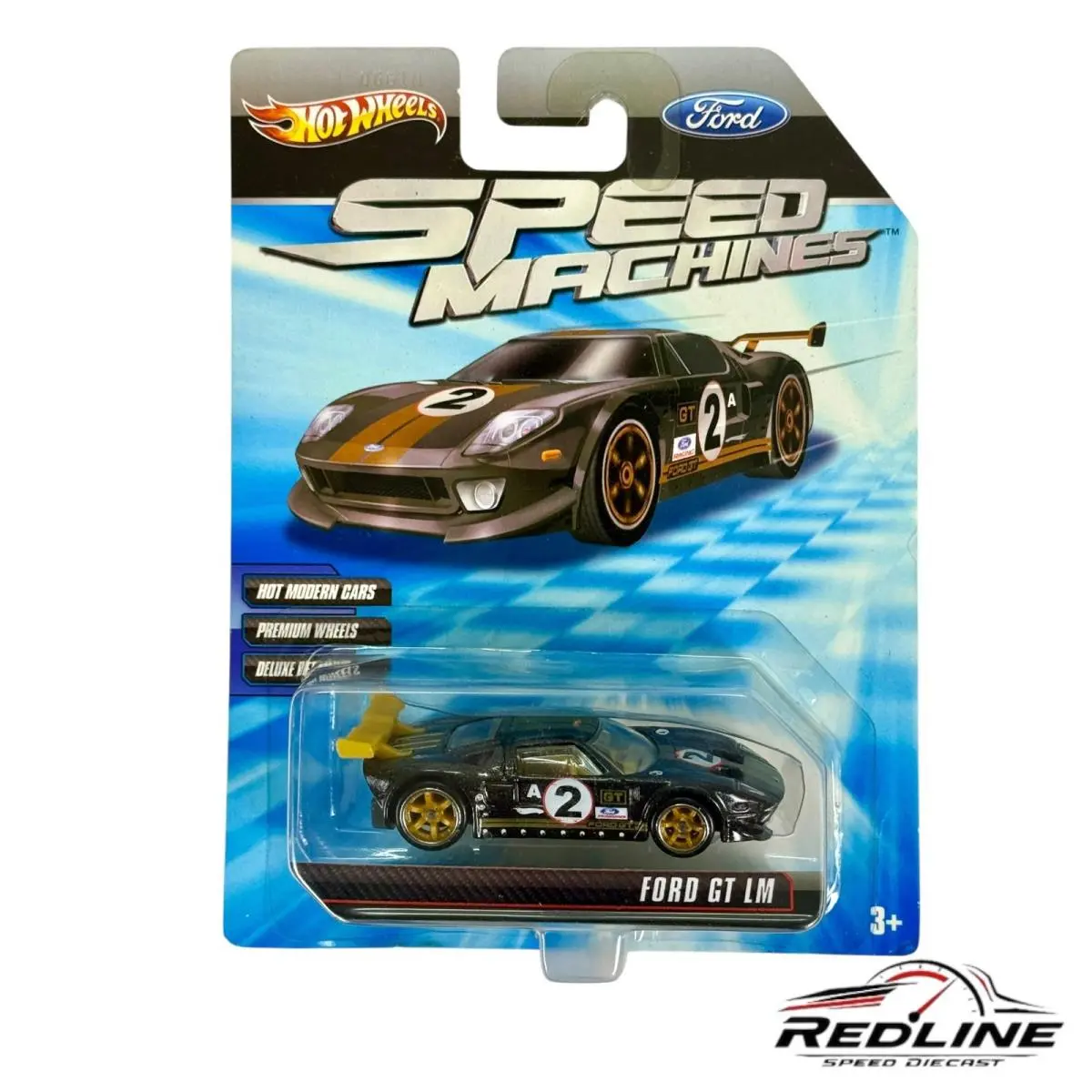 Hot Wheels Speed Machines Ford GT LM Black 1:64