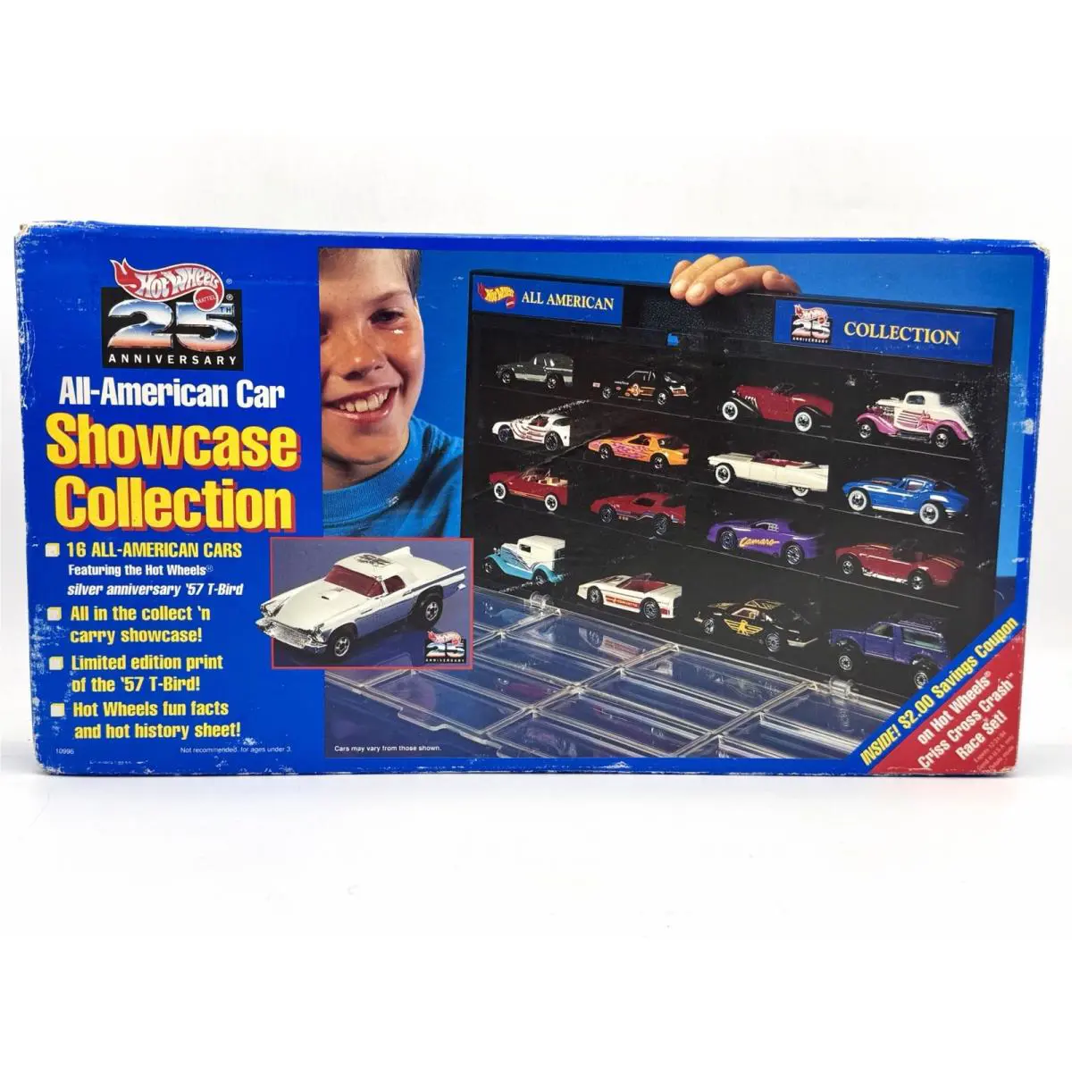Hot Wheels 16 All American Car Showcase Collection 25th Anniversary Cars 1993
