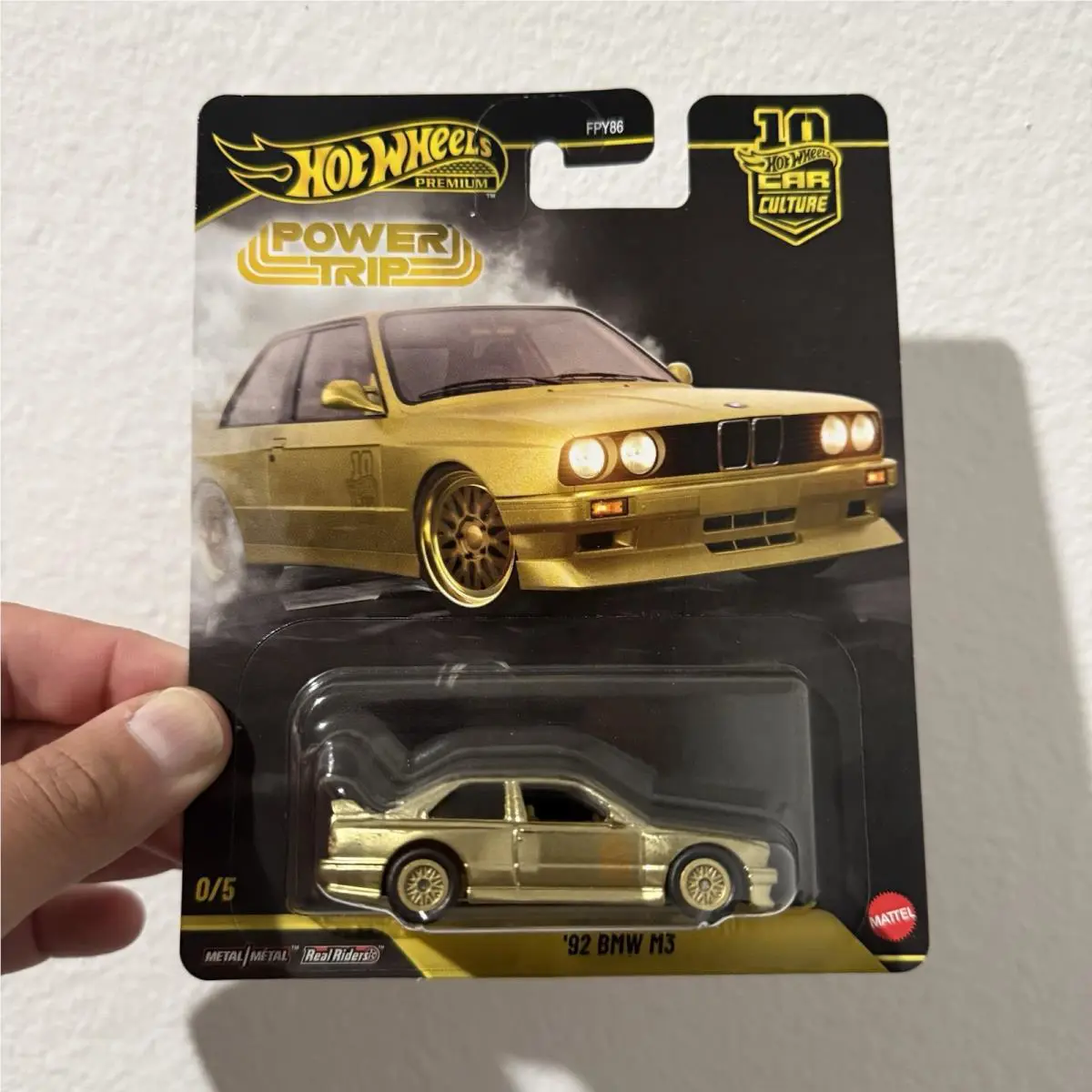 2026 Hot Wheels Premium Power Trip Car Culture `92 Bmw M3 Gold Chase 0/5