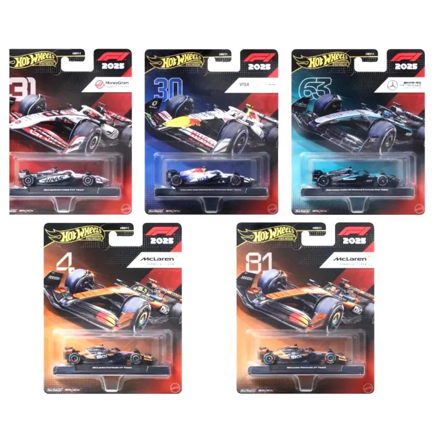 Hot Wheels Premium Formula 1 Racing HRV11 2025 - Multi-Color