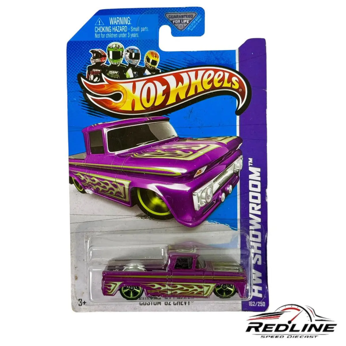 Hot Wheels HW Showroom 162/250 Custom 1962 Chevy Pickup Purple H6
