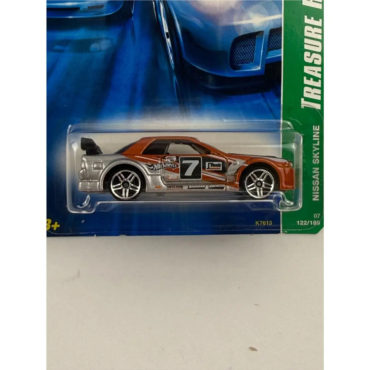 2007 Hot Wheels Nissan Skyline Treasure Hunt 2 OF 12 Card 122/180 K7613