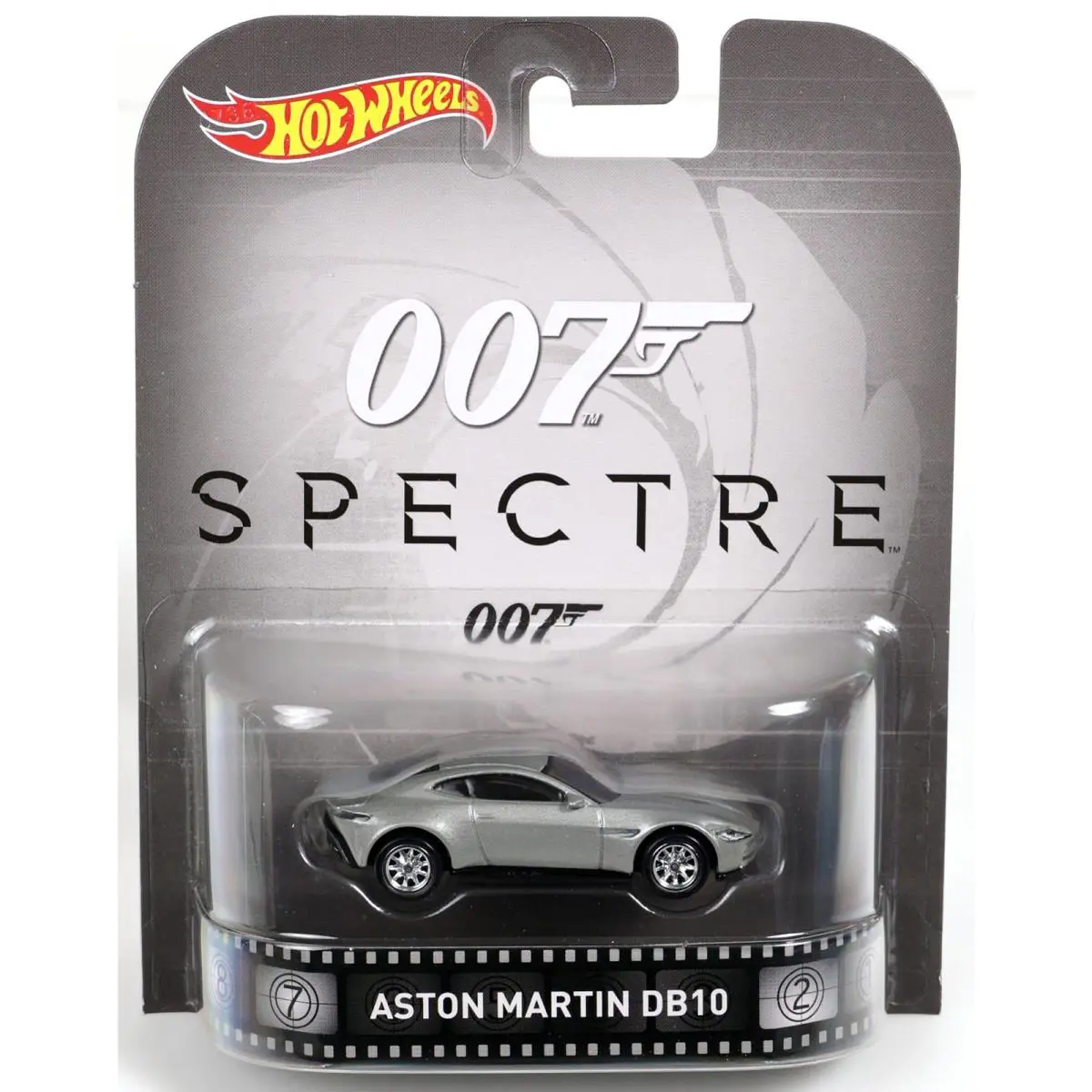Hot Wheels Aston Martin DB10 James Bond 007 Spectre Retro Ent. - DJF54 Nrfp Gray