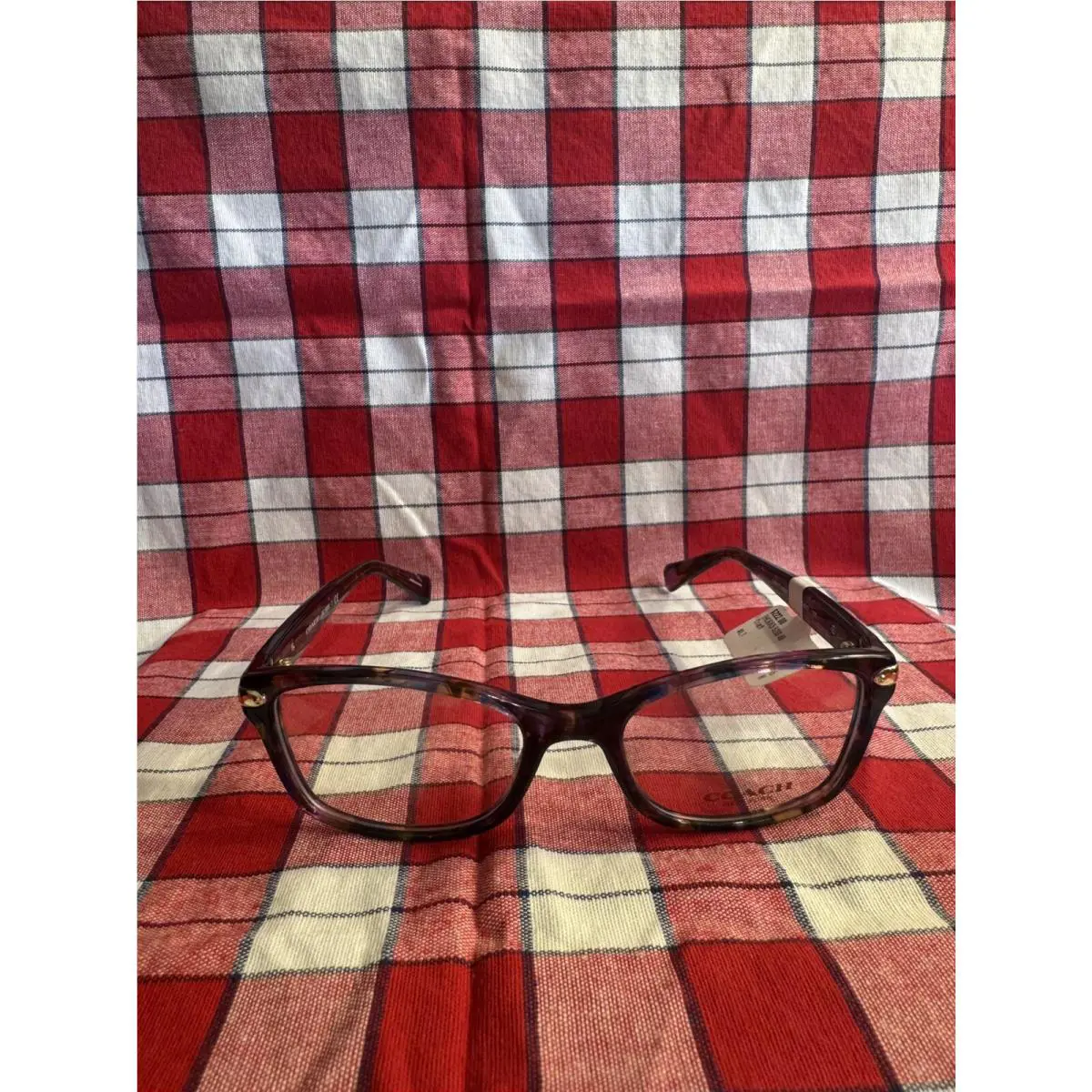 Coach HC 6065 5288 Confetti Purple 49/17/135 Eyeglasses V19
