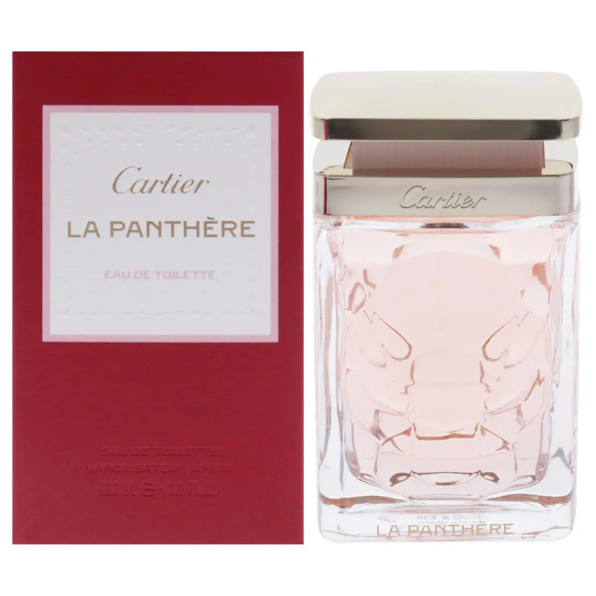 2 Pack La Panthere by Cartier For Women - 3.3 oz Edt Spray
