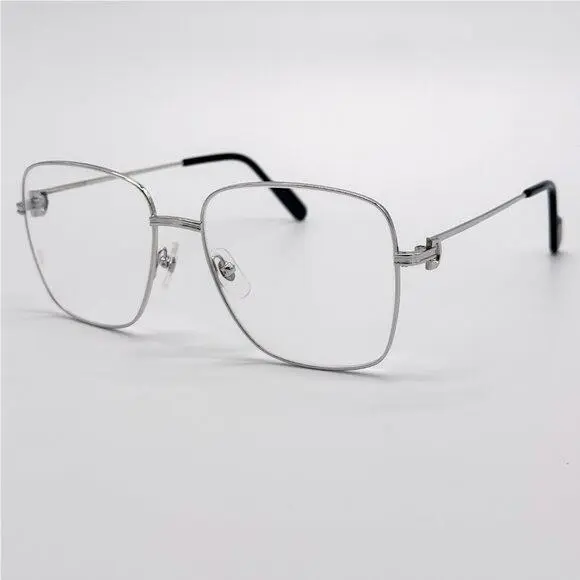 Cartier CT0253O 001 Unisex Silver Cartier Eyeglasses