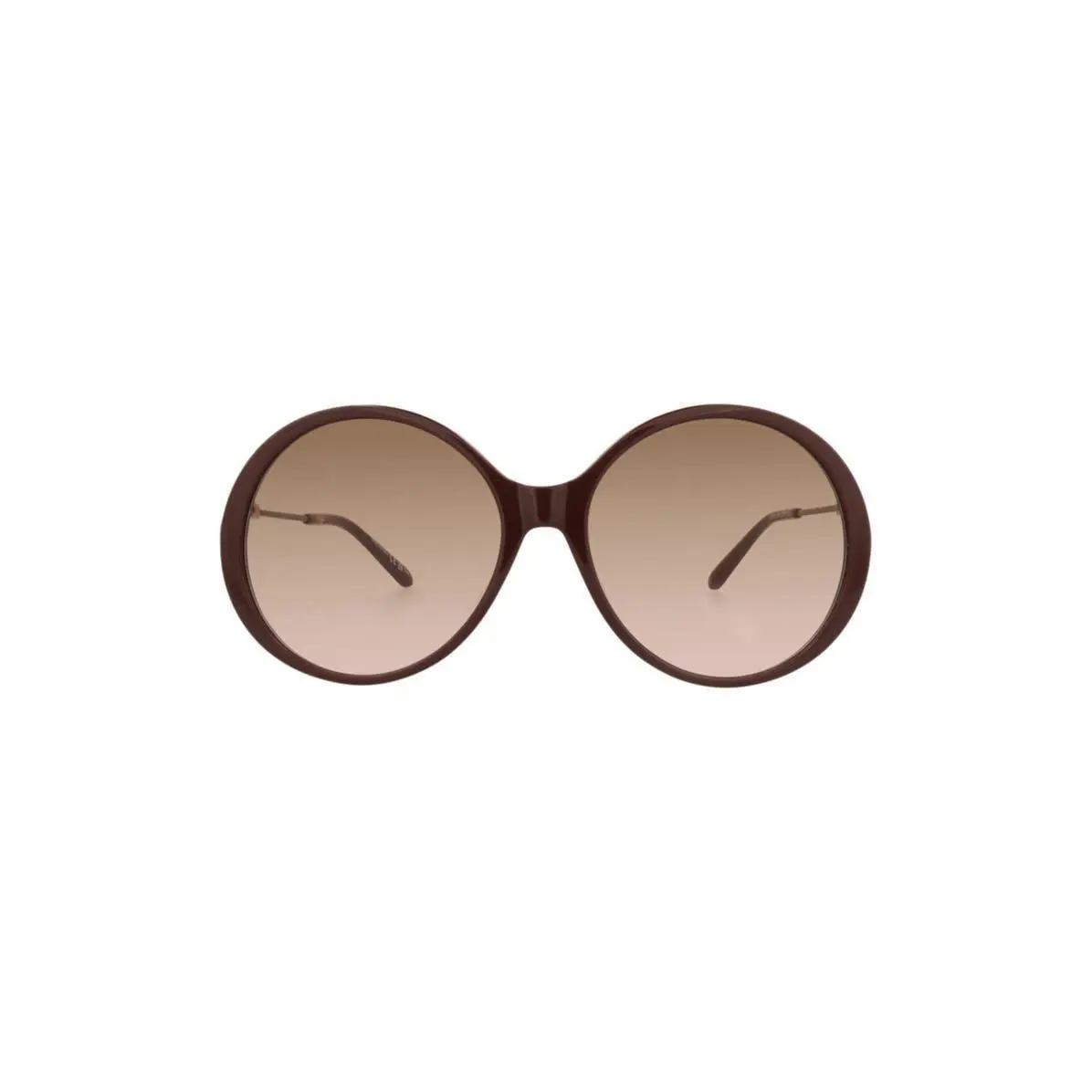 Chloé Women 58mm Round Sunglasses Brown Brown Brown