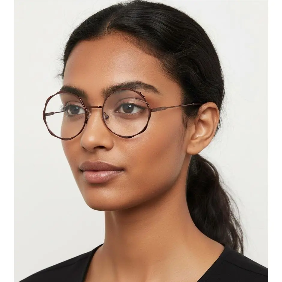 Chloé Round-frame Metal Eyeglasses Women Fashion