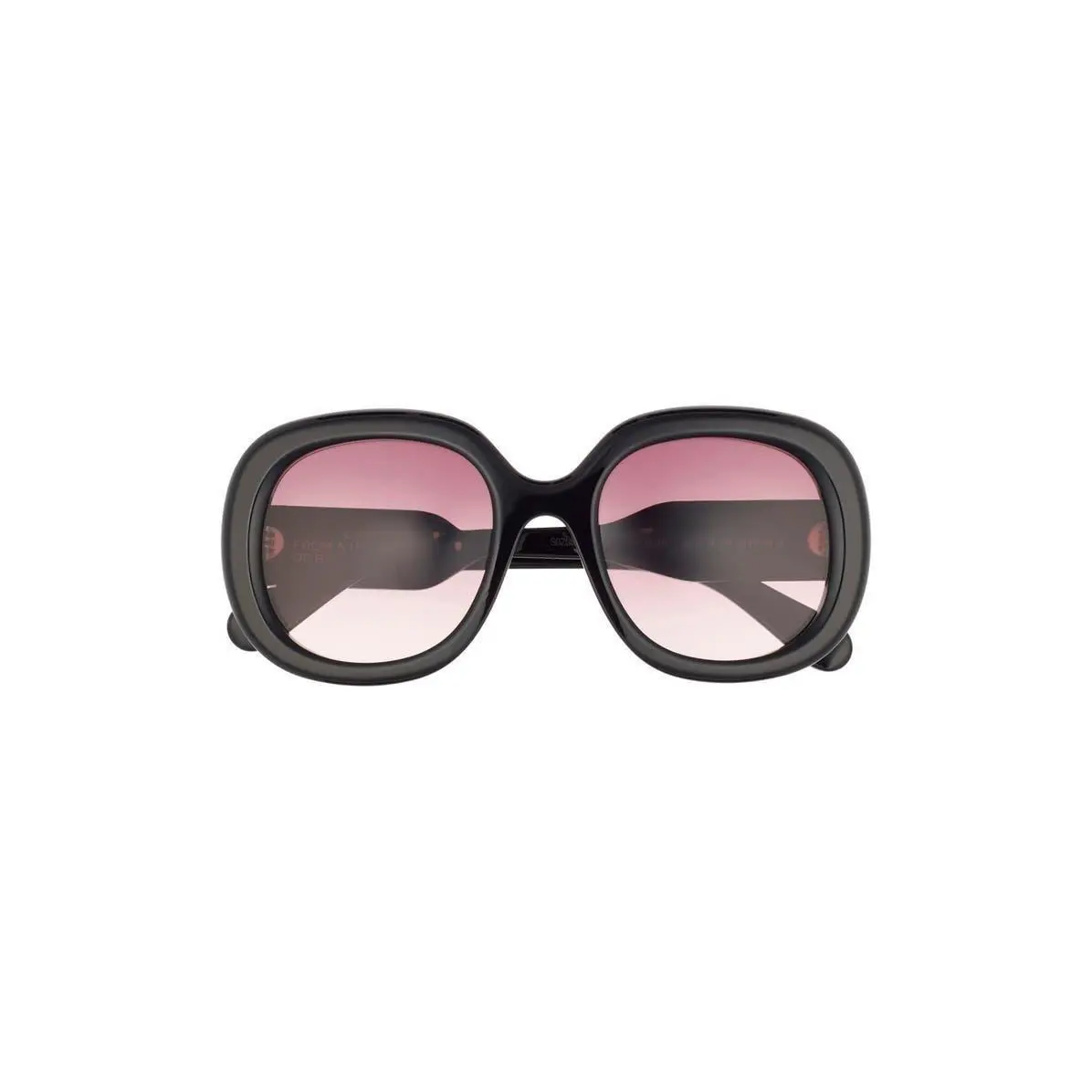 Chloé Women 54mm Square Sunglasses Black Black Red