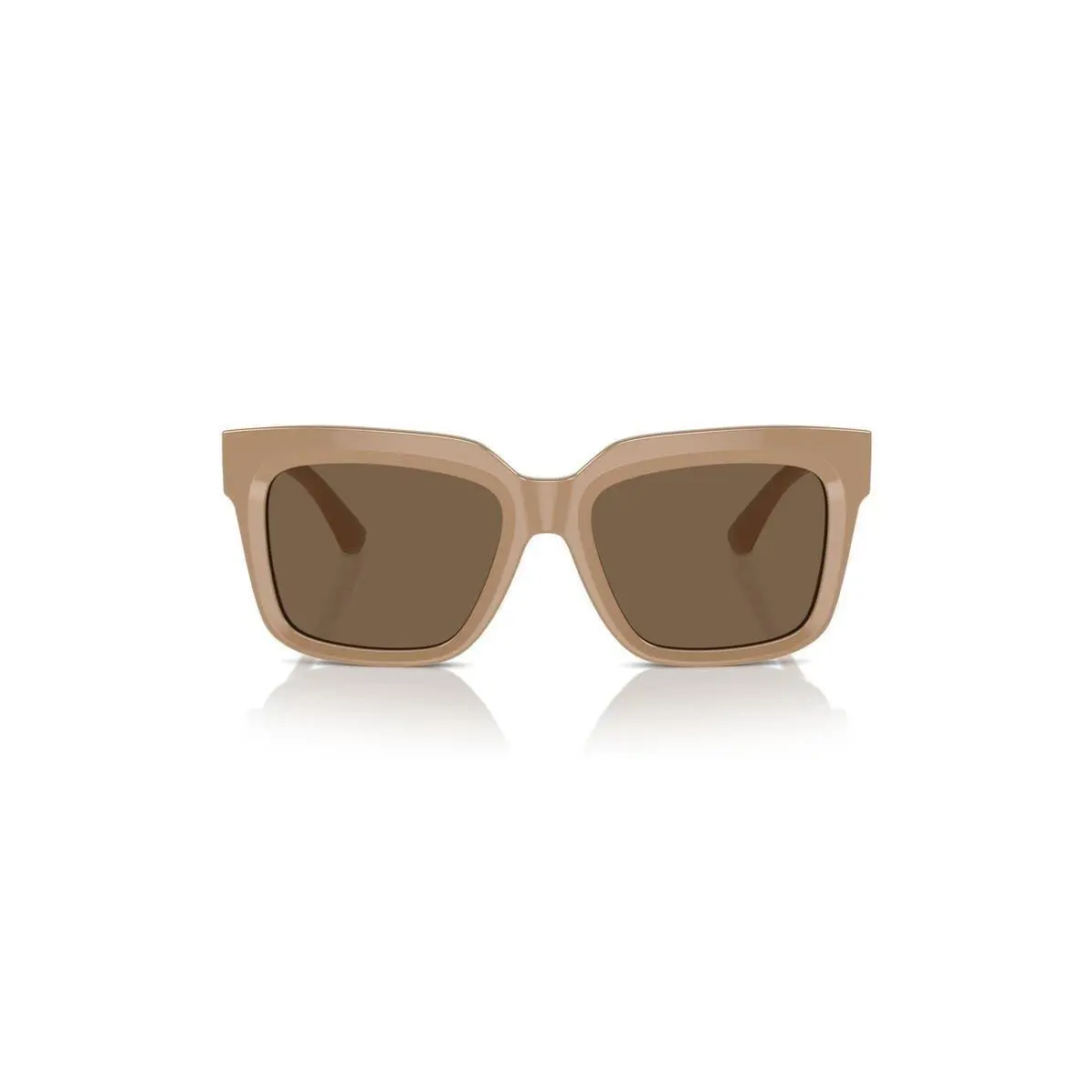 Burberry Women 54mm Square Sunglasses Beige