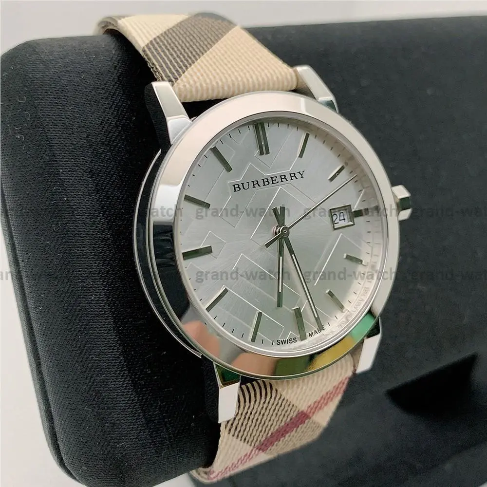 Burberry BU9022 Heritage Nova Check Strap 38mm Case Ladies Women`s Watch