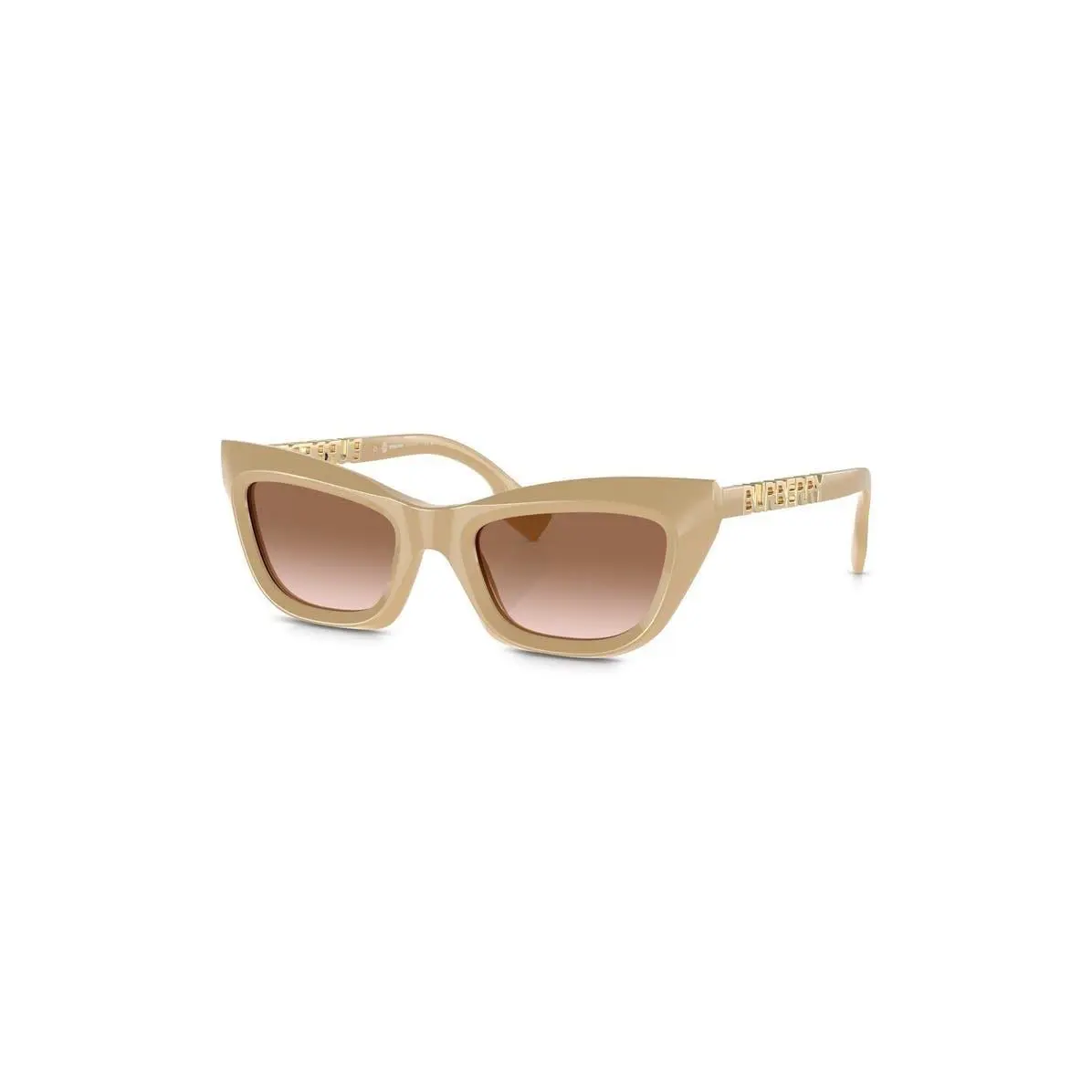 Burberry Women 51mm Cat Eye Sunglasses Beige - Frame: Multicolor