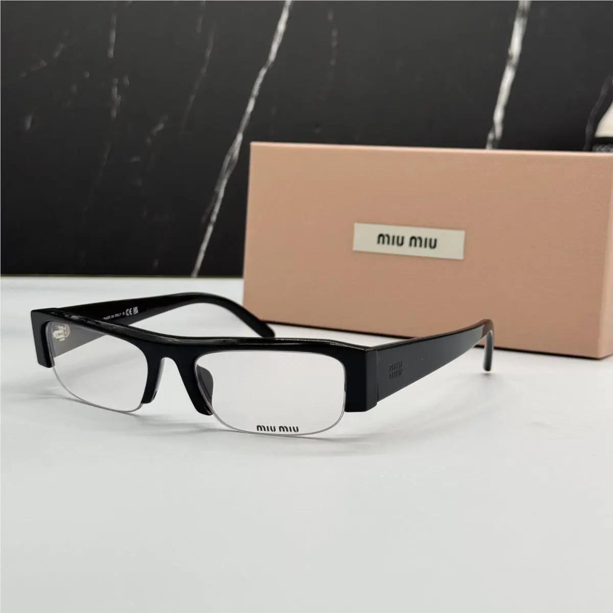 Miu Miu MUB07S 16K08N Eyeglasses Black Women MU B07S Smu B07