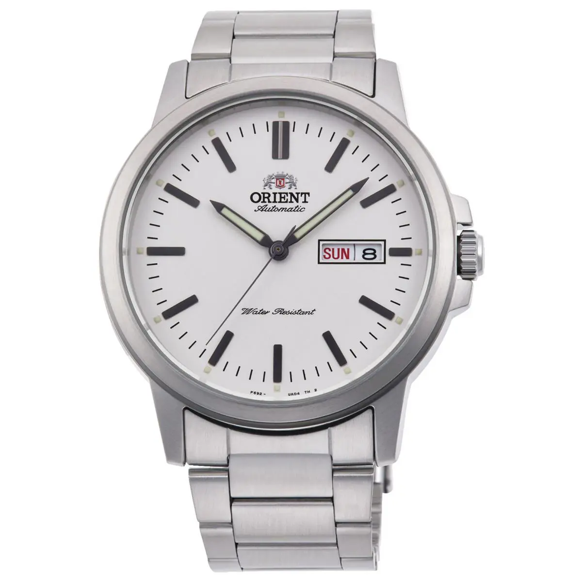 Orient Men`s Contemporary Conmuter 41mm Automatic Watch RA-AA0C03S - Dial: Grey, Band: Silver Tone, Other Dial: Grey