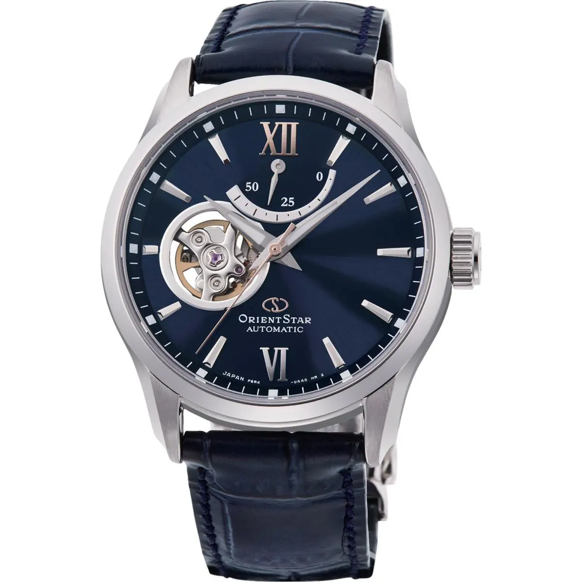 Orient Star Men`s Contemporary Semi Skeleton 39mm Automatic Watch RE-AT0006L00B