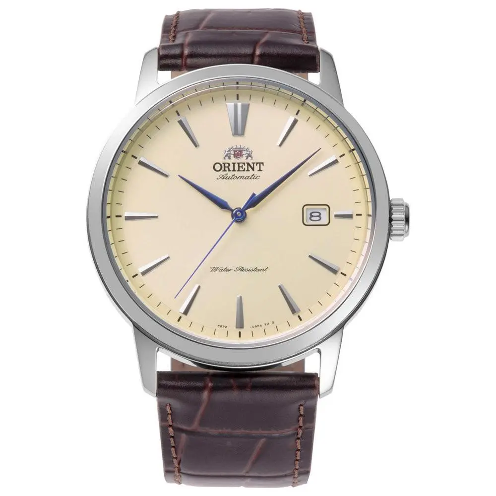 Orient Men`s Symphony Iii Beige Dial Automatic 42mm Watch RA-AC0F16S