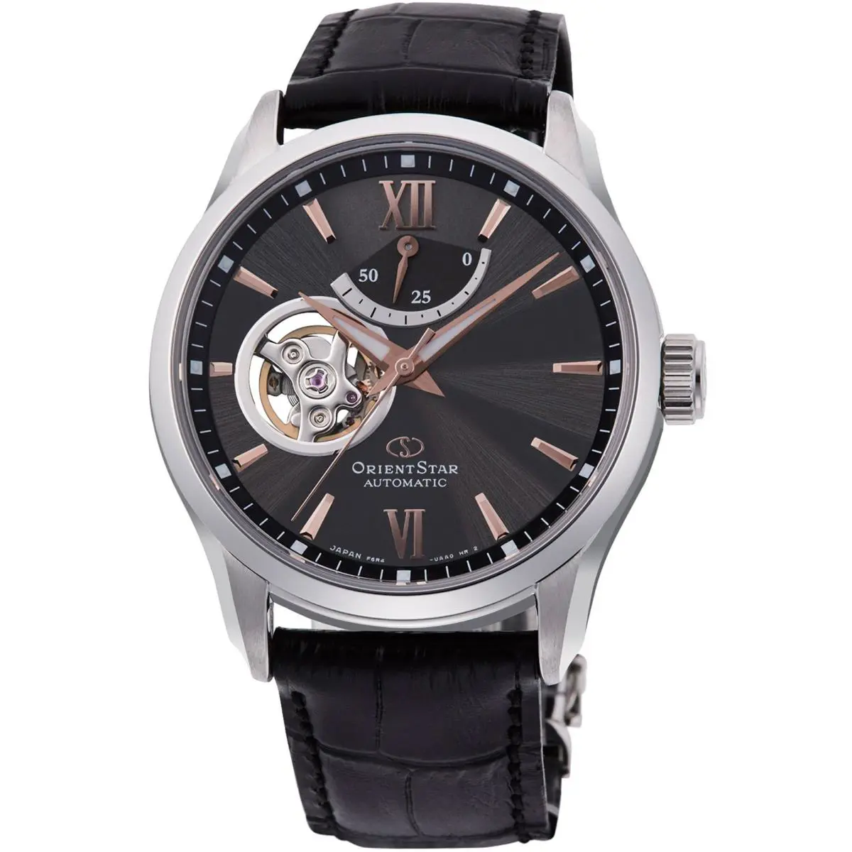 Orient Star Men`s Contemporary Semi Skeleton 39mm Automatic Watch RE-AT0007N00B