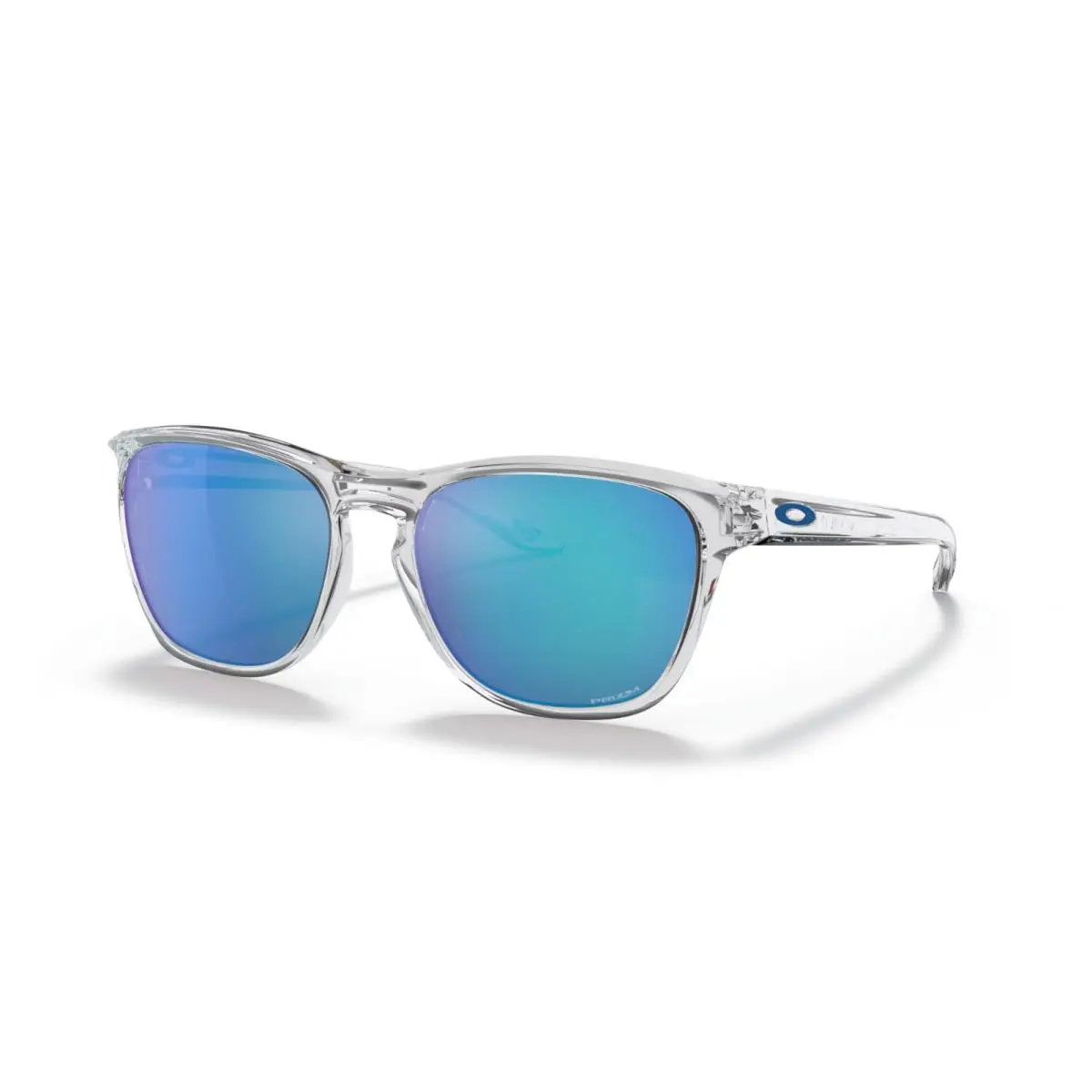 Oakley Sunglasses Manorburn OO9479-0656 Polished Clear / Prizm Sapphire Lens