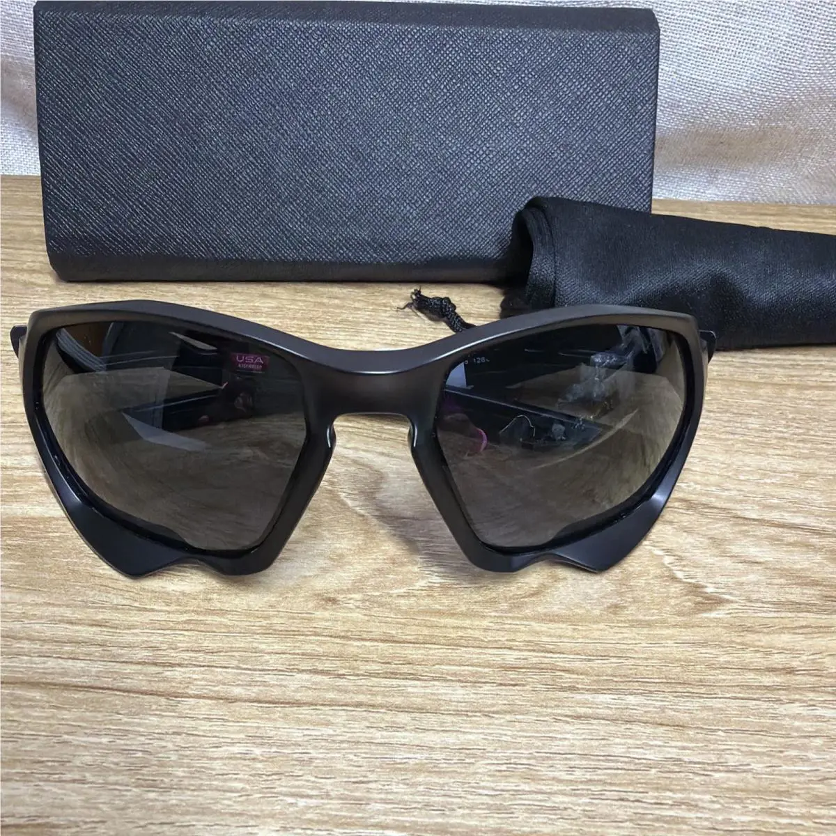 Sunglasses Plazma Matte Black - Prizm Grey Lens Made in Usa 9019-01 S:59 by Oakley