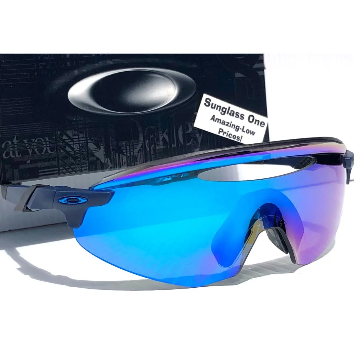 Oakley Encoder Ellipse Matte Navy Prizm Sapphire Blue Lens Sunglass 9407-04