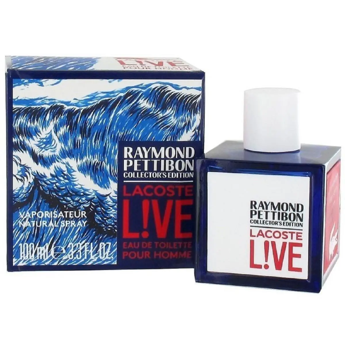 Live Raymond Pettibon Collector`s Edition 3.3 oz Edt Men Cologne by Lacoste