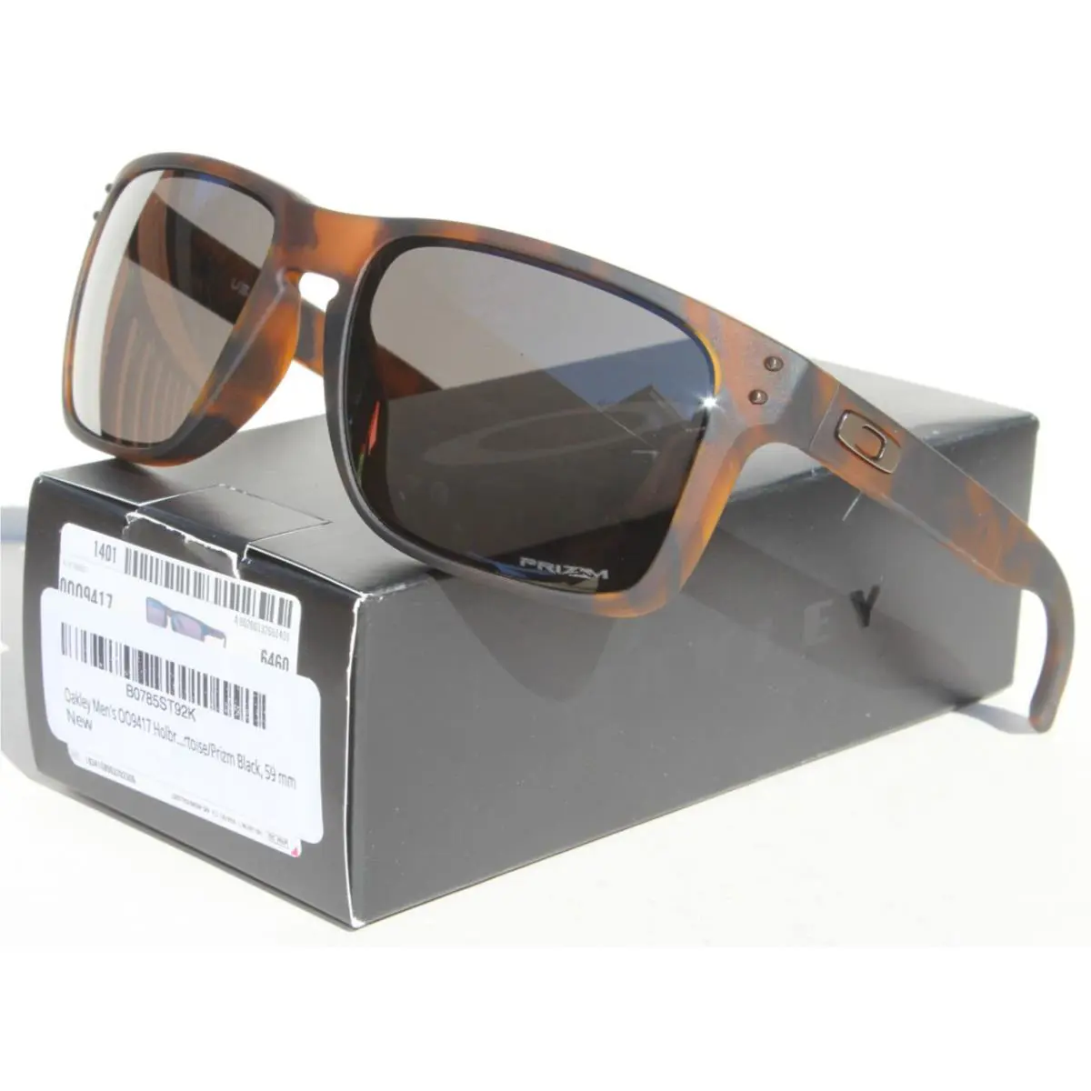 Oakley Holbrook XL Sunglasses Matte Brown Tortoise/prizm Black OO9417-02