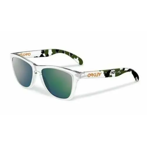 Frogskins Eric Koston Signature Series Clear / Emerald Iridium 24-436 by Oakley