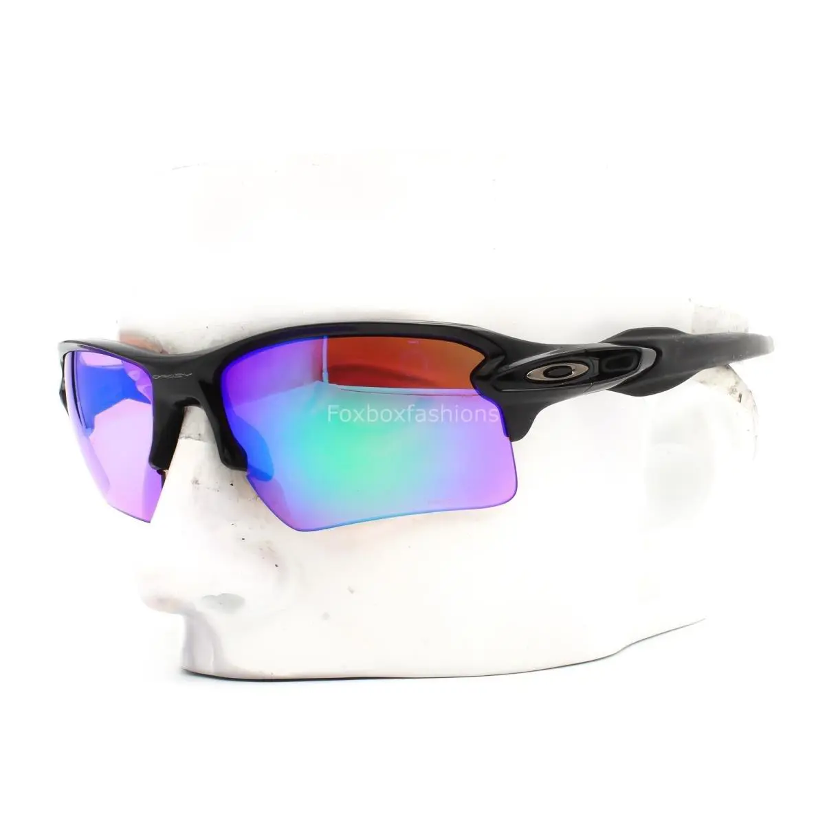 Flak 2.0 XL Sunglasses Shiny Black Prizm Golf Lens OO9188-0559 with Case by Oakley