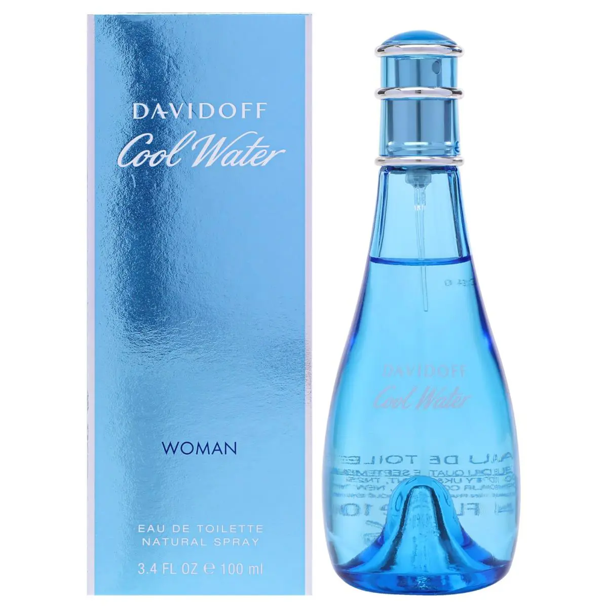 2 Pack Cool Water by Davidoff For Women - 3.4 oz Edt Spray