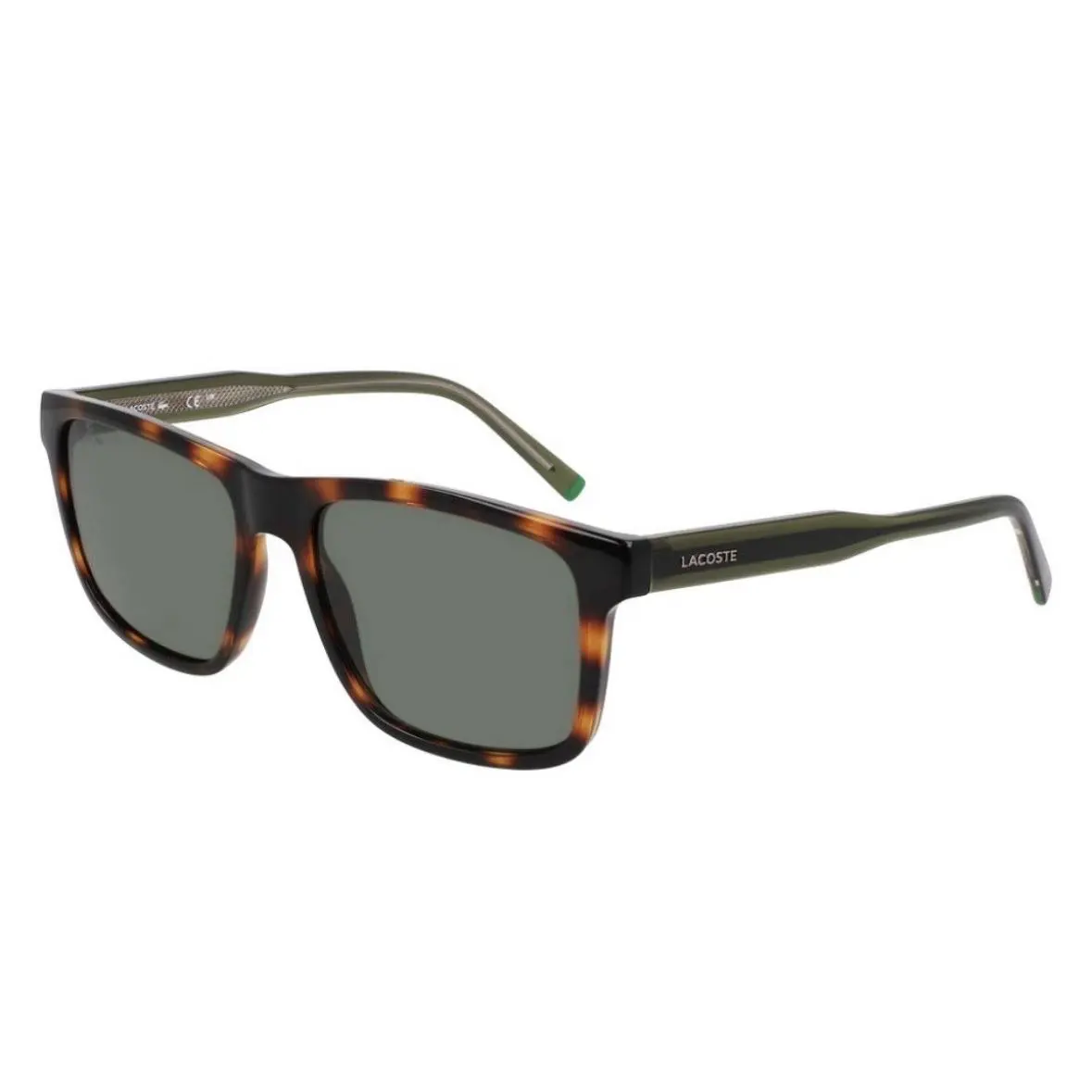 Lacoste L6025S 214 Havana Green Lens 56mm Unisex Sunglasses