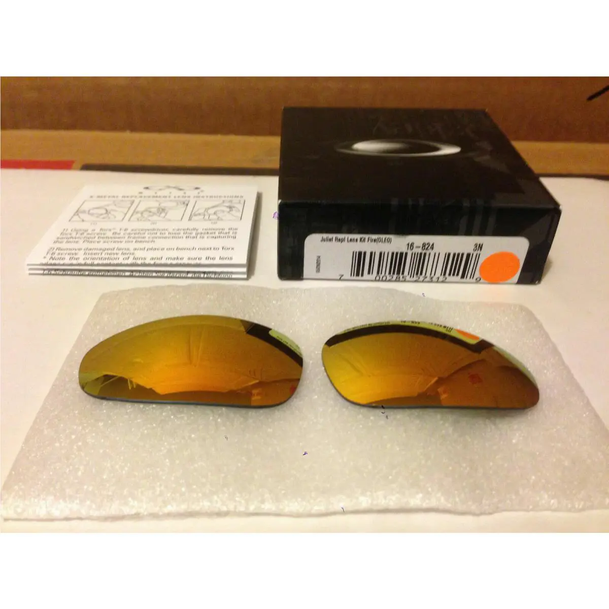 Oakley X-metal Juliet Sunglasses Replacement Lens Kit: Fire Iridium 16-824
