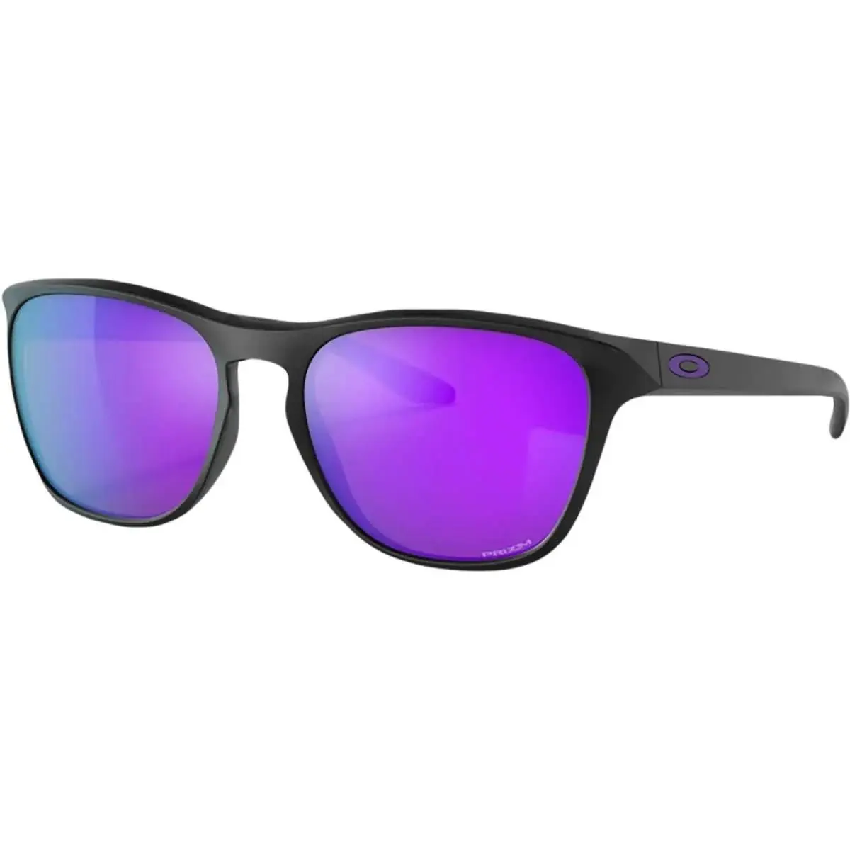 Oakley Men`s Manoburn Matte Black/prizm Violet One Size Sunglasses