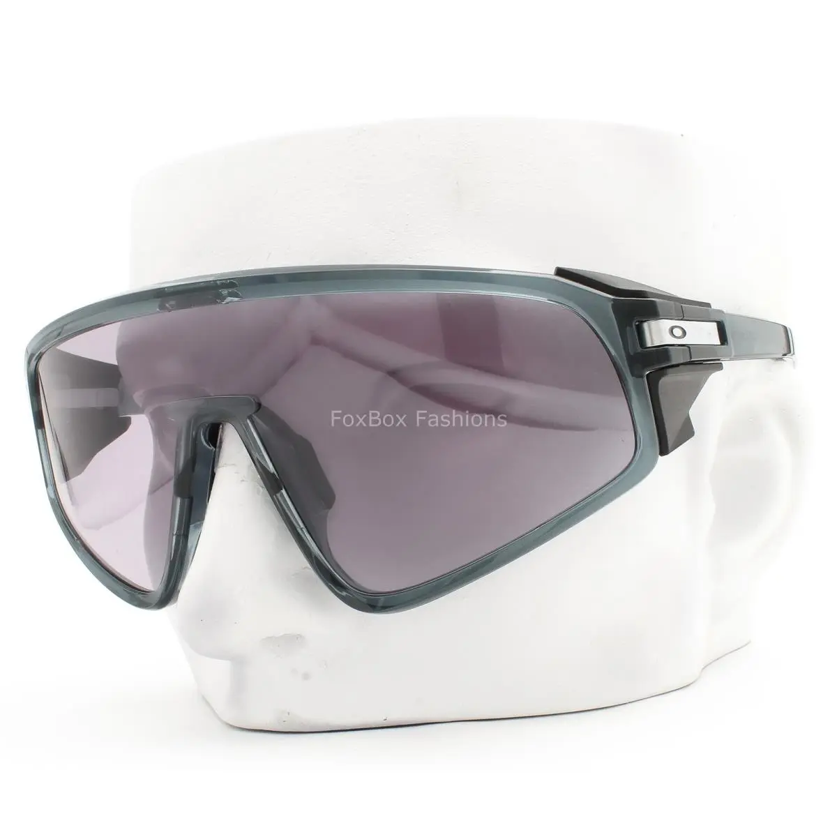 Latch Panel Sunglasses Crystal Black Prizm Slate OO9404-1335 with Pouch by Oakley