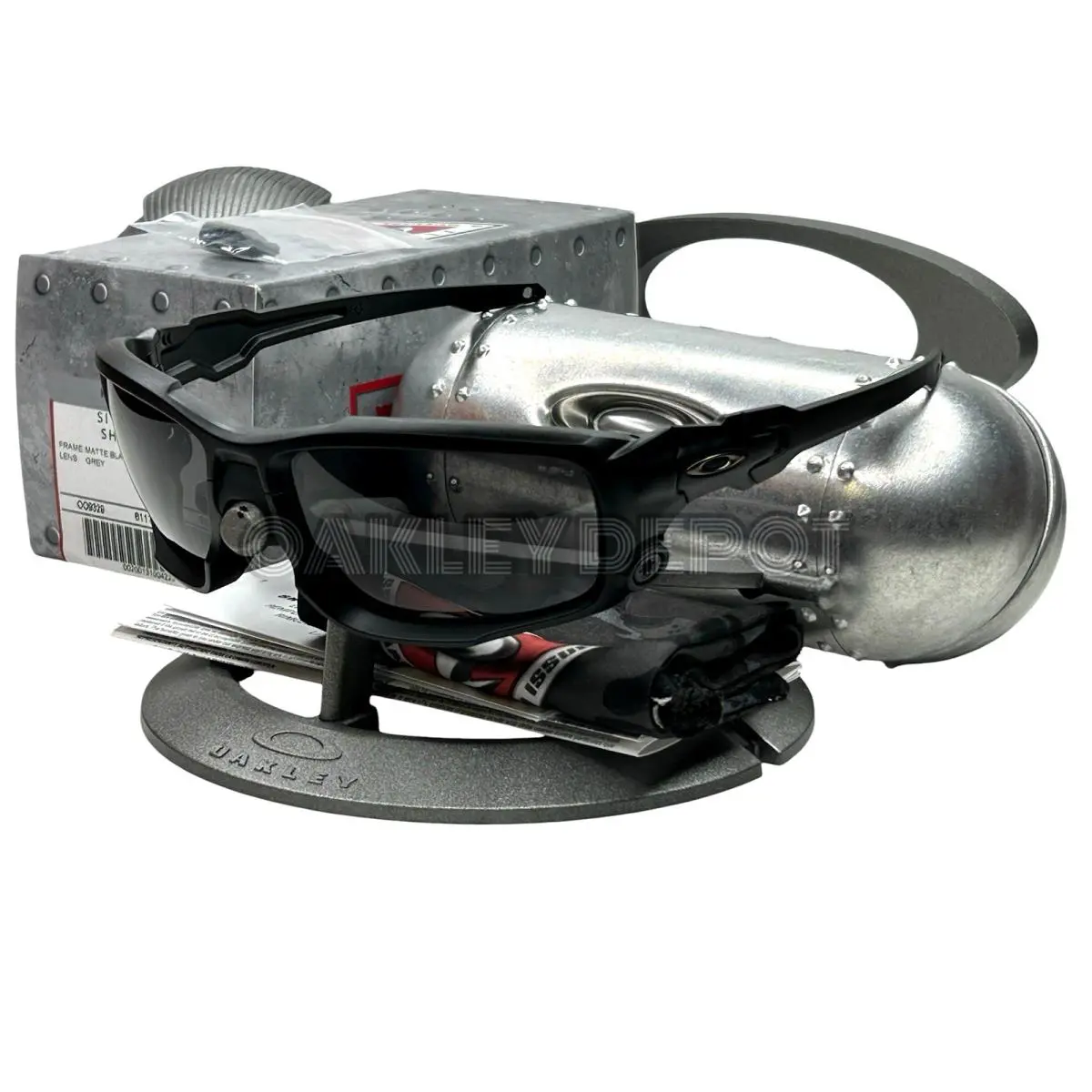 Oakley SI Shocktube Matte Black/grey Ballistic Sunglasses - Frame: MATTE BLACK, Lens: GREY