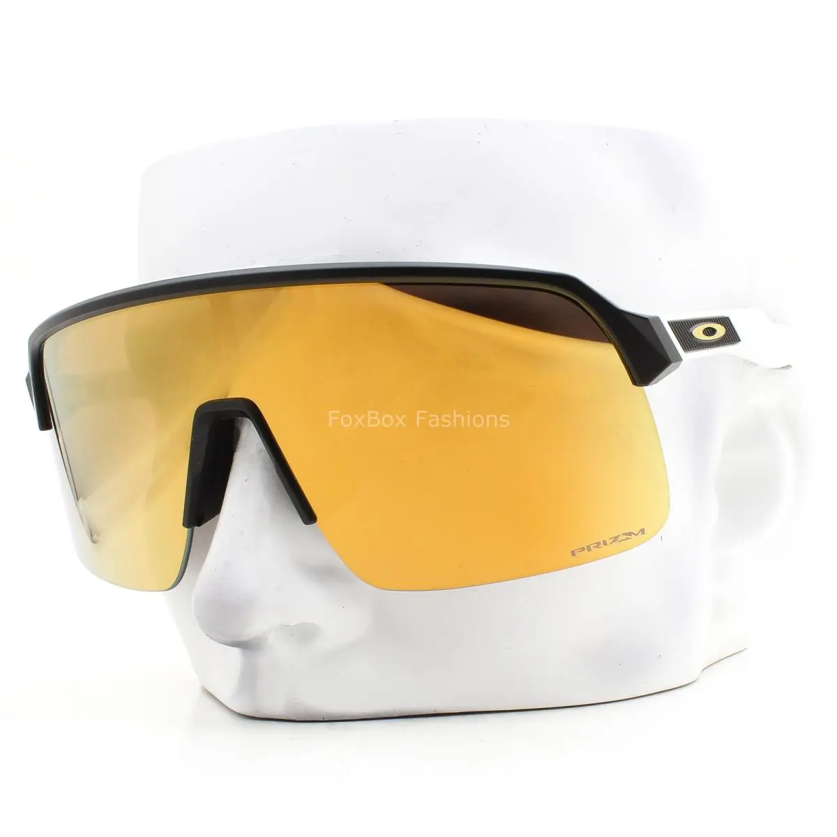 Sutro Lite Shield Sunglasses OO9463-6439 Matte Black Prizm 24K Gold Wcase by Oakley