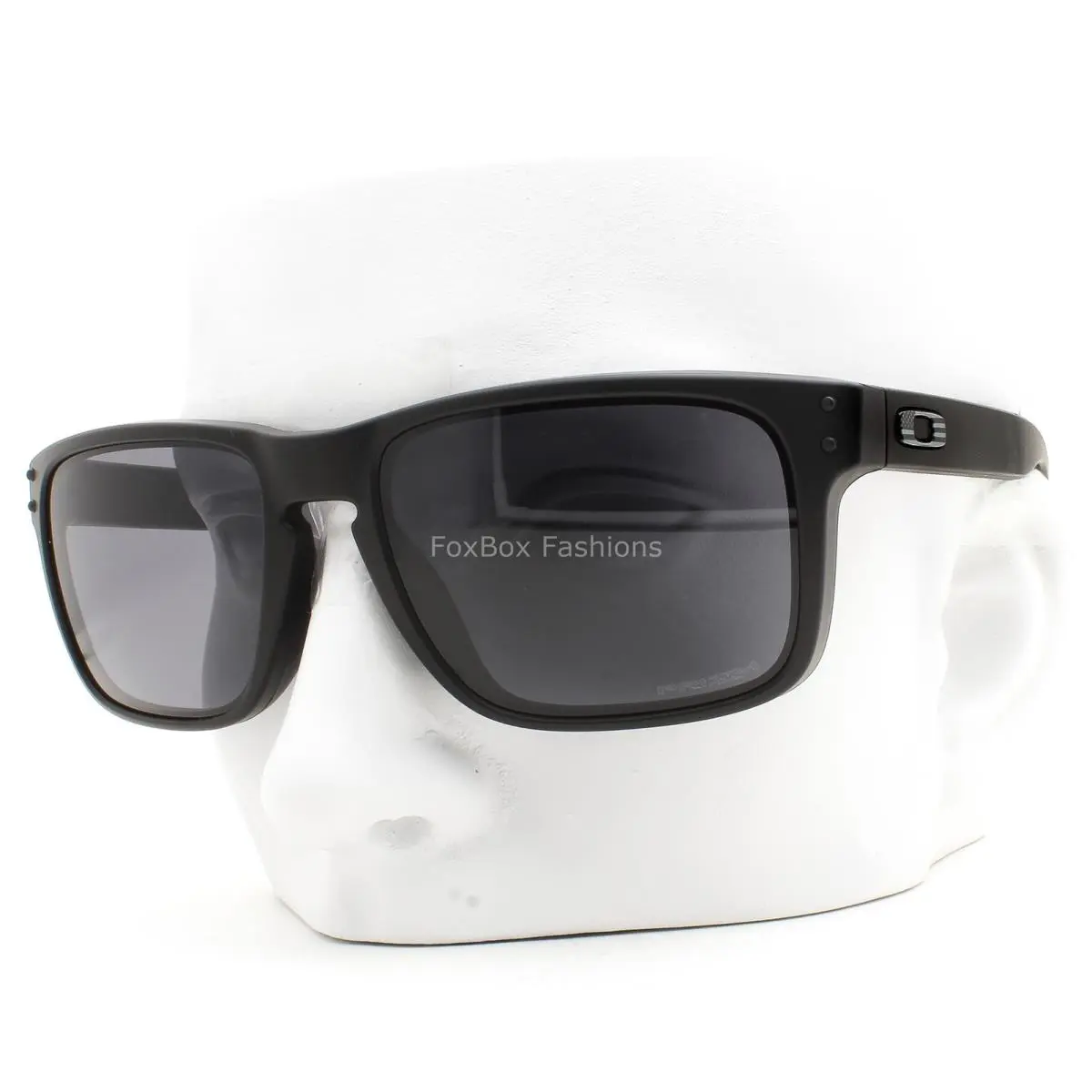 Holbrook Sunglasses OO9102-T855 Matte Black Usa Flag Logo Prizm Gray by Oakley