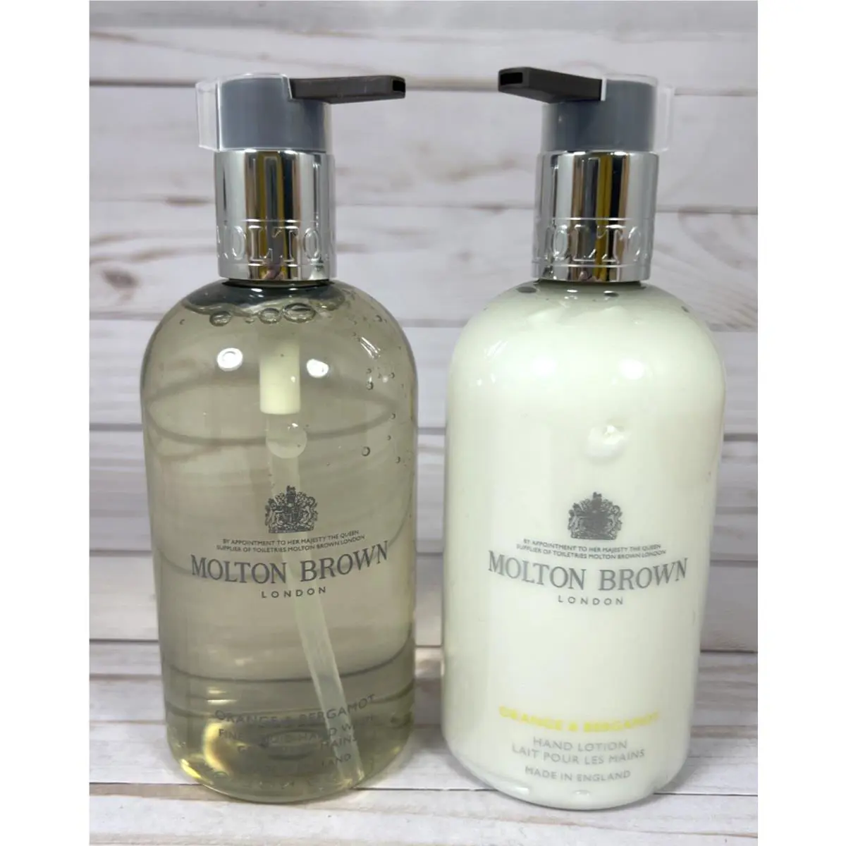 Molton Brown Orange Bergamot Hand Wash Lotion Set 10oz Gift Set