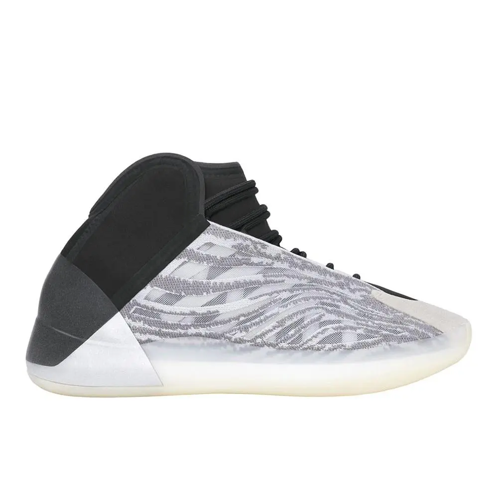 Adidas Yeezy Quantum Lace Up Mens Grey Sneakers Casual Shoes Q46473