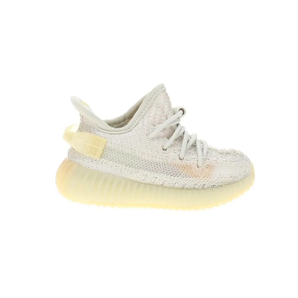 Adidas Yeezy Boost 350 V2 Slip On Toddler Boys Off White Sneakers Casual Shoes
