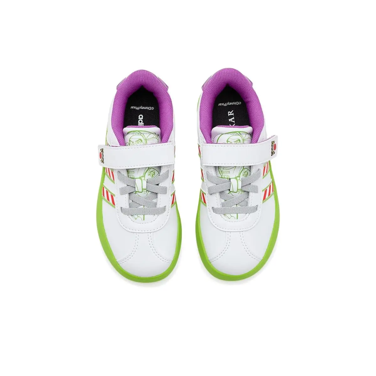 Adidas shoes - White/White/Semi Solar Green 0